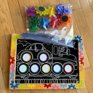 Melissa & Doug Magnetic Gear Toy